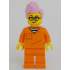 Police - City Jail Prisoner Female, Orange Prison Jumpsuit, Bright Pink Hair, Black Glasses – ГРАДСКИ