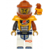 Astronaut - Male, White Spacesuit with Dark Orange and Pearl Dark Gray Arms, Dark Orange Helmet, Trans-Clear Visor, Bright Light Orange Armor with Ingot – ГРАДСКИ