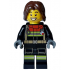 Fire - Male, Black Jacket and Legs with Reflective Stripes and Red Collar, Dark Brown Hair Mid-Length Tousled – ГРАДСКИ
