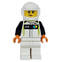 Race Car Driver - Female, White, Black and Lime Racing Suit, White Legs and Helmet – ГРАДСКИ