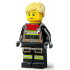 Fire - Female, Black Jacket and Legs with Reflective Stripes and Red Collar, Bright Light Yellow Hair Ponytail and Swept Sideways Fringe – ГРАДСКИ