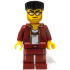 Police - City Bandit Crook Male, Dark Red Jacket and Legs, Black Flat Top Hair – ГРАДСКИ