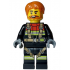 Fire - Male, Black Jacket and Legs with Reflective Stripes, Harness and Red Collar, Dark Orange Hair, Beard and Moustache – ГРАДСКИ