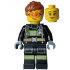 Fire - Female, Black Jacket and Legs with Reflective Stripes, Reddish Brown Messy Hair, Safety Glasses – ГРАДСКИ