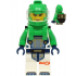 Astronaut - Female, White Spacesuit with Bright Green Arms, Bright Green Helmet, Trans-Clear Visor, Bright Green Harness with Solar Panel, Closed Mouth – ГРАДСКИ