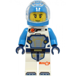 Astronaut - Male, White Spacesuit with Dark Azure Arms, Dark Azure Helmet, Trans-Clear Visor – ГРАДСКИ