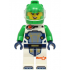 Astronaut - Female, White Spacesuit with Bright Green Arms, Bright Green Helmet, Trans-Clear Visor – ГРАДСКИ