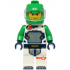 Astronaut - Male, White Spacesuit with Bright Green Arms, Bright Green Helmet, Trans-Clear Visor – ГРАДСКИ
