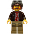 City Jungle Pilot - Dark Brown Jacket over Red Shirt, Dark Tan Legs, Reddish Brown Aviator Cap, Dark – ГРАДСКИ