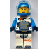 Astronaut - Male, White Spacesuit with Dark Azure Arms, Dark Azure Helmet, Trans-Clear Visor, Stubbl – ГРАДСКИ