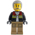 Fire - Male, Black Open Jacket with Reflective Stripes and Red Collar, Dark Tan Legs, Light Bluish G – ГРАДСКИ