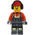 Construction Worker - Male, Reddish Orange Safety Jacket, Reflective Stripe, Dark Bluish Gray Overal – ГРАДСКИ