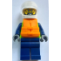 Police - City Officer Male, Neon Yellow Safety Vest, Life Jacket, White Helmet, Trans-Clear Visor – ГРАДСКИ