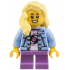 Child - Girl, Bright Light Blue Denim Jacket, Medium Lavender Short Legs, Bright Light Yellow Hair – ГРАДСКИ