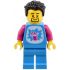 Robot World Slushy Vendor - Male, Dark Azure Shirt and Legs, Black Hair – ГРАДСКИ