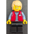 Forklift Driver - Male, Red Vest over Sand Blue Shirt, Black Legs, Tan Hair – ГРАДСКИ