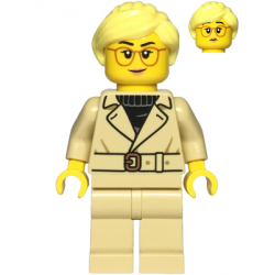 Sports Car Driver - Female, Tan Jacket and Legs, Bright Light Yellow Ponytail, Glasses – ГРАДСКИ