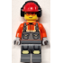 Construction Worker - Male, Reddish Orange Safety Jacket, Reflective Stripe, Dark Bluish Gray Overal – ГРАДСКИ