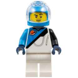 Space Explorer - Male, Dark Azure and White Spacesuit, Helmet, Trans-Clear Visor, Stubble – ГРАДСКИ