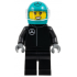 Formula 1 Driver, Mercedes - Female, Black Racing Suit, Dark Turquoise Helmet, Trans-Clear Visor – ГРАДСКИ