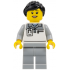 Formula 1 Mechanic - Female, Light Bluish Gray and White Polo Shirt, Light Bluish Gray Legs, Black Ponytail, Hearing Aid – ГРАДСКИ
