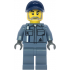 Scrapyard Worker - Male, Sand Blue Mechanic Shirt, Sand Blue Legs, Dark Blue Cap, Beard – ГРАДСКИ