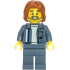 Scrapyard Worker - Male, Sand Blue Mechanic Uniform over White Shirt, Sand Blue Legs, Dark Orange Mid-Length Tousled Hair, Stubble – ГРАДСКИ