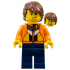 Soapbox Race Reporter - Male, Orange Jacket with Panels and Zipper, Dark Blue Legs, Reddish Brown Tousled Hair – ГРАДСКИ