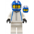 Formula 1 Driver, VCARB - Male, White Racing Suit, Blue Helmet, Trans-Clear Visor, Stubble – ГРАДСКИ