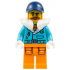 Arctic Explorer Captain - Male, Medium Azure Jacket, White Fur Collar, Dark Orange Beard, Dark Blue Cap – ГРАДСКИ