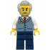 Station Master - Sand Blue Vest over White Shirt, Dark Blue Legs, Light Bluish Gray Hair – ГРАДСКИ