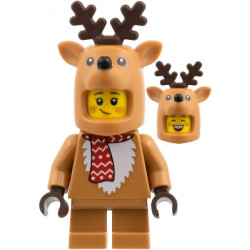 Child - Girl, Reindeer Costume, Red Scarf – ГРАДСКИ