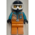 Arctic Explorer - Female, Orange Jacket and Legs, Dark Blue Dirt Bike Helmet, White Goggles – ГРАДСКИ