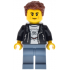 Hot Rod Driver - Male, Black Leather Jacket, Sand Blue Legs, Reddish Brown Hair – ГРАДСКИ