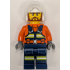 Coast Guard City Helicopter Pilot - Male, Reddish Orange Jacket with Dark Blue Safety Vest, Dark Blue Legs with Pockets and Reflective Stripes, White Flight Helmet – ГРАДСКИ