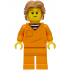 Police - City Jail Prisoner Male, Orange Prison Jumpsuit, Medium Nougat Wavy Hair, Sideburns, Orange Glasses – ГРАДСКИ
