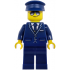 Passenger Plane Pilot - Male, Dark Blue Suit with Tie and Hat – ГРАДСКИ