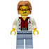 Police - City Bandit Crook Male, White Vest, Medium Nougat Wavy Hair, Sideburns, Orange Glasses – ГРАДСКИ