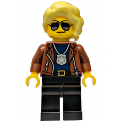 Police - City Detective Female, Reddish Brown Jacket, Black Legs, Bright Light Yellow Hair – ГРАДСКИ