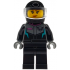 Jet Pilot - Female, Racing Suit with Hawk Head Logo, Black Legs, Black Helmet, Trans-Clear Visor, Sm – ГРАДСКИ
