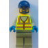 Street Sweeper - Male, Neon Yellow Safety Vest with Reflective Stripes, Olive Green Legs, Dark Blue  – ГРАДСКИ