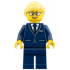 Passenger Plane Pilot - Female, Dark Blue Suit with Tie, Bright Light Yellow Ponytail – ГРАДСКИ