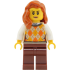 Passenger - Female, Tan Knit Argyle Sweater Vest, Reddish Brown Legs, Dark Orange Hair – ГРАДСКИ
