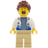 Lava Land Patron - Male, White Hawaiian Shirt, Tan Legs, Reddish Brown Hair – ГРАДСКИ