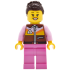 Lava Land Patron - Female, Reddish Brown Jacket, Dark Pink Legs, Dark Brown Hair – ГРАДСКИ