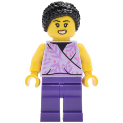 Lava Land Patron - Female, Lavender Sleeveless Top, Dark Purple Legs, Black Hair – ГРАДСКИ