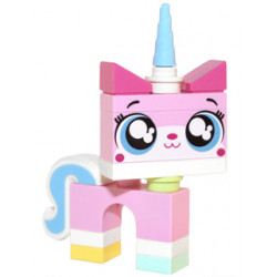 Unikitty - Wide Eyes, Raised Eyebrows, Closed Mouth – ДАЙМЕНШЪНС