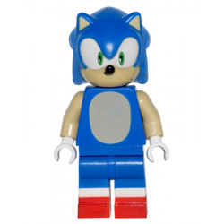 Sonic the Hedgehog - Tan Face and Arms, Grin to Left – ДАЙМЕНШЪНС