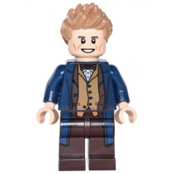 Newt Scamander, Dark Blue Trench Coat, Dark Tan Vest – ДАЙМЕНШЪНС