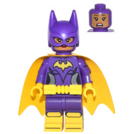 Batgirl (Medium Nougat) - Minifigure, Yellow Cape, Smirk / Surprised – ДАЙМЕНШЪНС
